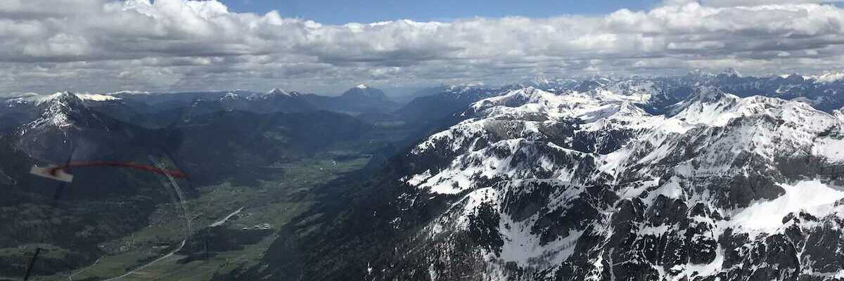 Flugwegposition um 10:14:36: Aufgenommen in der Nähe von Gemeinde Kötschach-Mauthen, Österreich in 2430 Meter